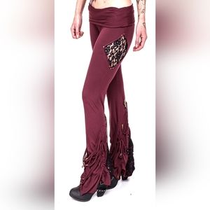 Kayo anime clothing - maroon diamond gypsy pants